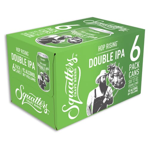 Squatters Hop Rising Double IPA • 6pk Can
