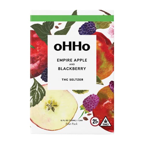 Ohho Blackberry Empire Apple Seltzer 5mg Delta 9 • 4pk