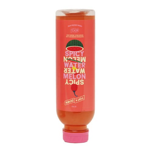 Top Down Spicy Watermelon Fresh Juice Mix