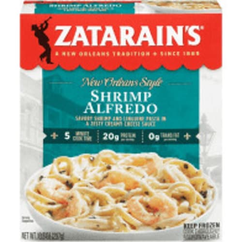 Zatarain's Frozen Entree • Shrimp Alfredo Creamy