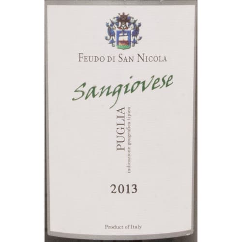 Feudo di San nicola Feudo San Nicola Sangiovese (6 / Case)