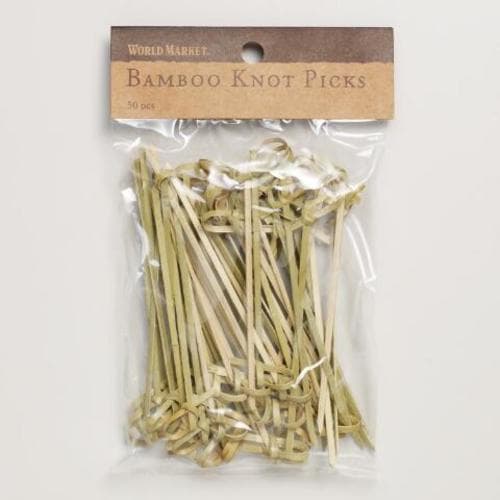 Bamboo Knotted Pick 3.5" 100ct