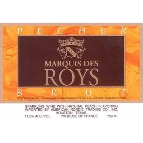 Marquis Des Roys Brut Peche Sparkling NV