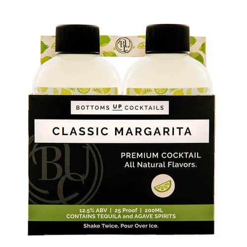 Bottoms Up Cocktails • Margarita 4pk-200ml