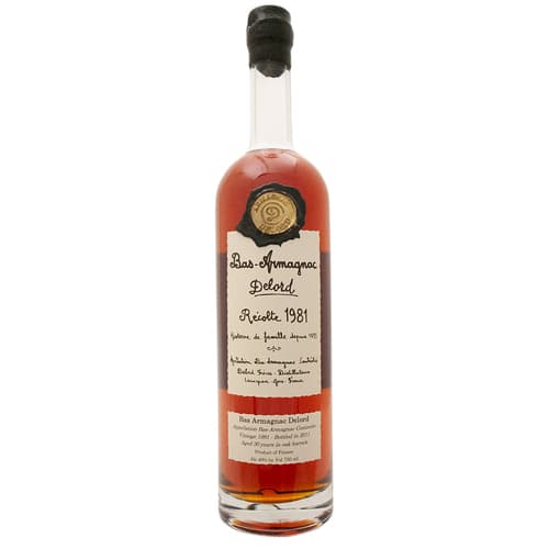 Delord 1981 Recolte Bas-armagnac Brandy
