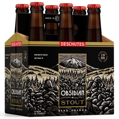 Deschutes Obsidian Stout • 6pk Bottle