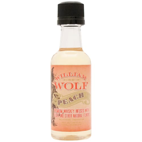 William Wolf Whiskey • Peach 50ml (Each)