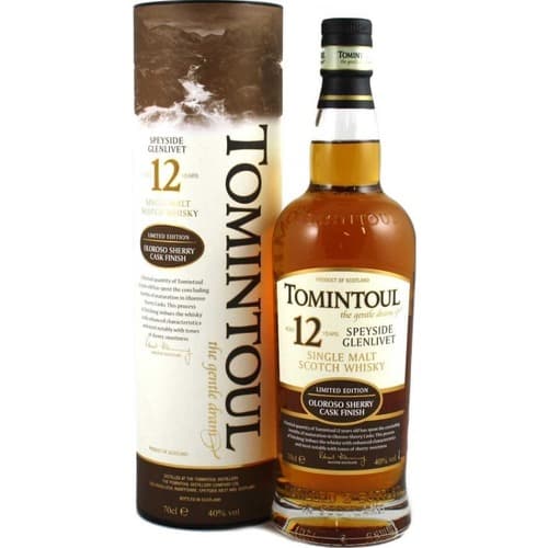 Tomintoul 12 Year Old Oloroso Sherry Cask Scotch Whiskey
