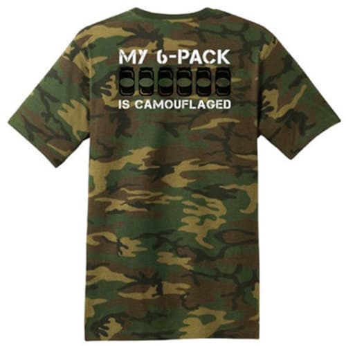 Specs Shirt • My 6 Pack • Camo • Small