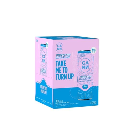 Cann Social Tonic Grapefruit Rosemary 10mg Hemp Derived Thc