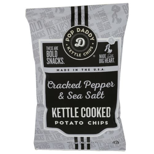 Pop Daddy Kettle Chips • Cracked Pepper