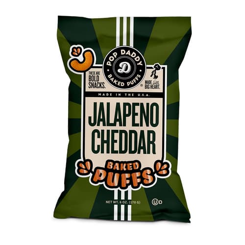 Pop Daddy Puffs• Jalapeno Cheddar
