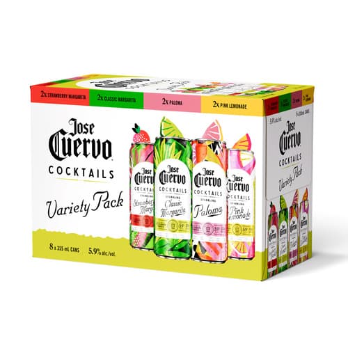 Cuervo Sparkling Cocktails Variety Pack Classic Margarita