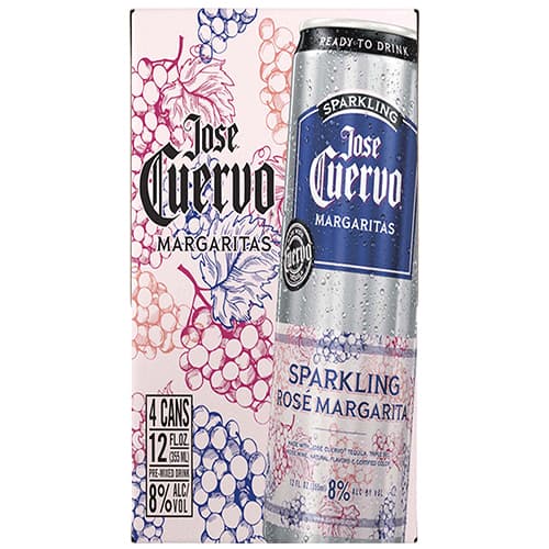 Cuervo Cocktails • Sparkling Rose Margarita 4pk-12oz