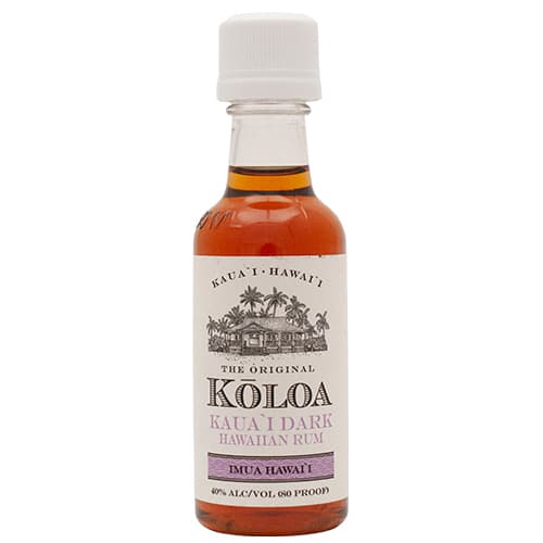 Koloa Hawaiian Rum • Dark 50ml (Each)