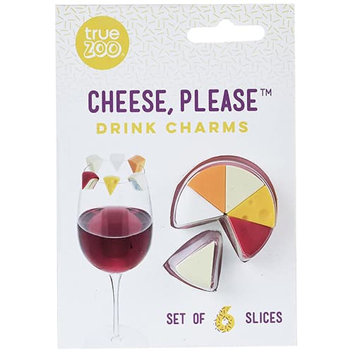 Wine Glass Charms • Wine Cheese Cocktails Charms
