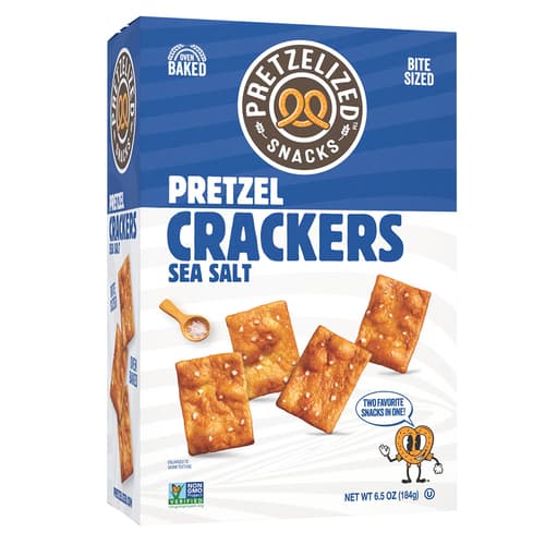 Pretzelized Snacks Sea Salt Pretzel Crackers
