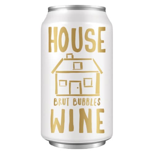 House Wine Brut Bubbles Can