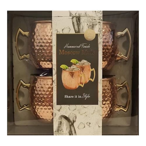 Silver One 20 oz Moscow Mule • Hammered Copper Finish On Stainless Steel