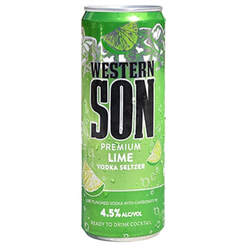 Western Son Cocktails • Vodka Lime Seltzer 4pk-12oz