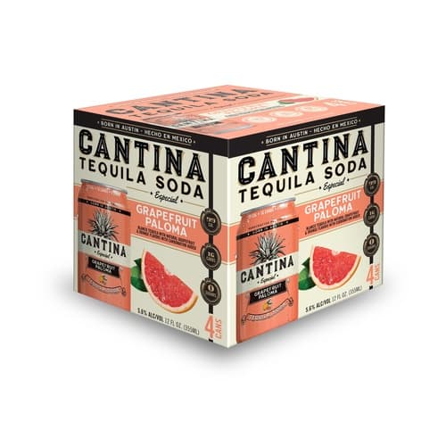 Cantina Tequila & Soda • Paloma 4pk-12oz