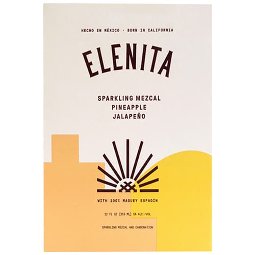 Elenita Mezcal Cocktails • Pine. Jalapeno 4pk-12oz