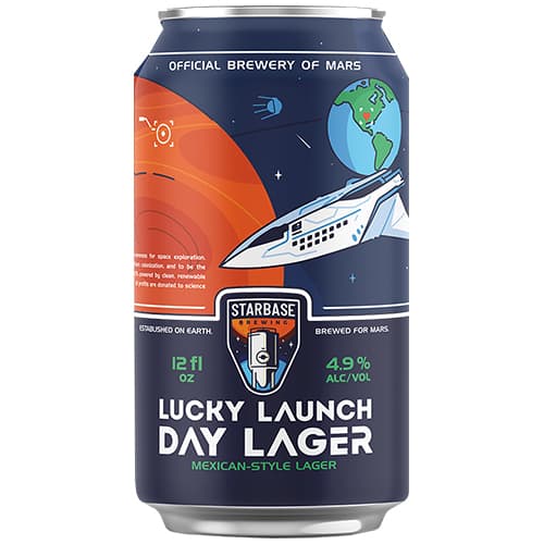 Starbase Brewing Lucky Launch Day Lager • 6pk Can