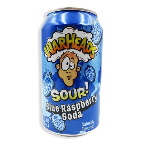 Warheads Blue Raspberry Sour In Can