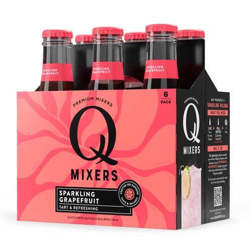 Q Drinks • Pink Grapefruit Glass