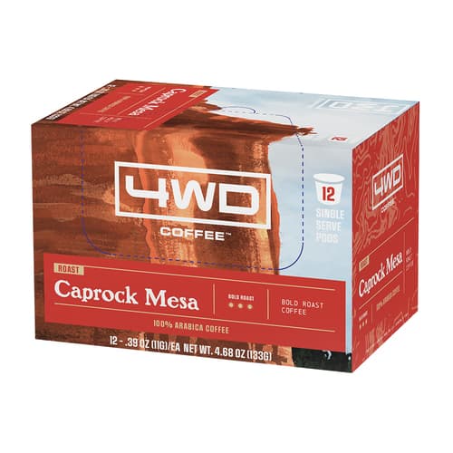4wd Coffee • Caprock Mesa Single Serve Dark Roast