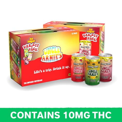 Sugar Free Variety Pack 10mg Delta 9 12pk Can