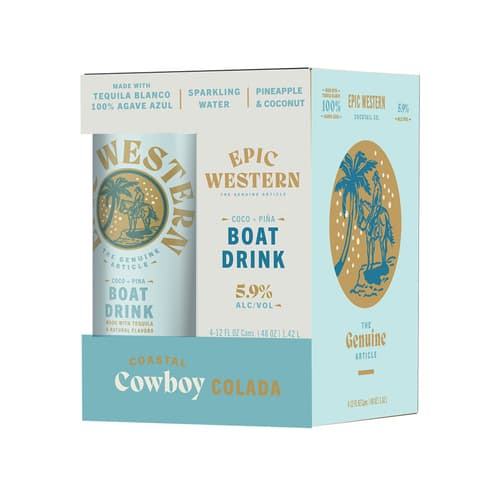 Epic Western Cocktails • Boat Drink 4pk-12oz