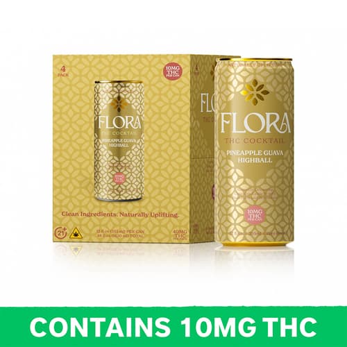 Flora Hemp Cocktail Pineapple Guava