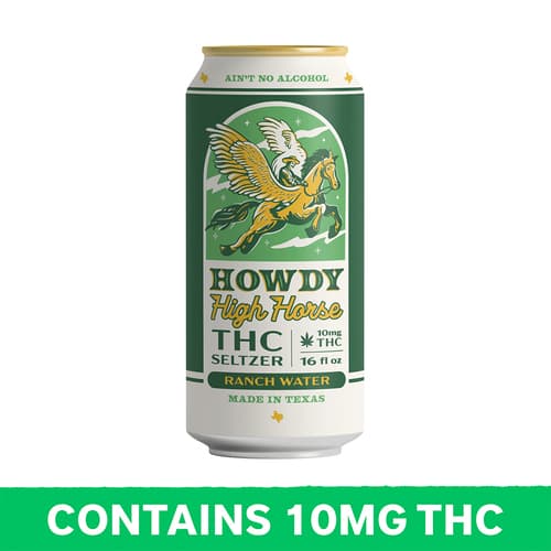 Howdy High Horse Ranch Water 10mg Delta 9 Single Can