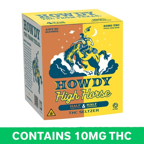 Howdy High Horse Half Tea Half Lemonade 10mg Delta 9 4pk Can