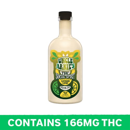 Uncle Arnie's Lemon Lime Non Alch Spirit 166mg Delta 9 • 750ml