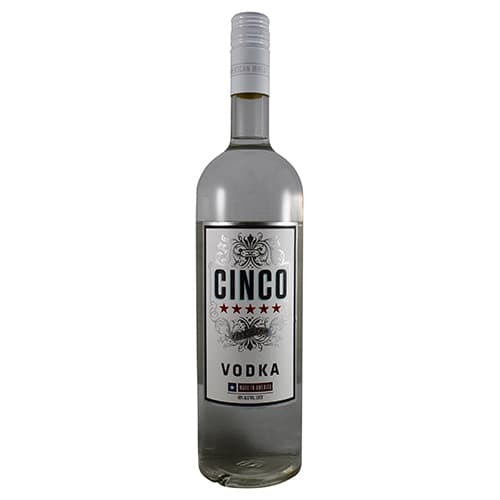 Cinco Five Star Vodka • Bar Liters