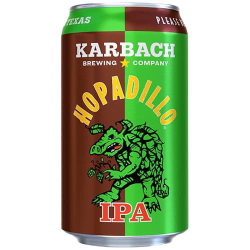 Karbach Hopadillo IPA • Each 12oz Bottle