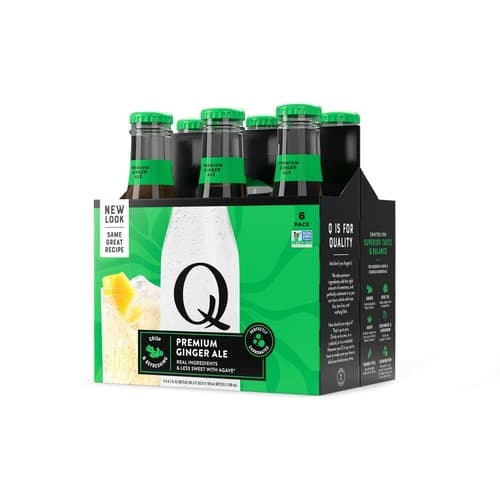 Q Drinks • Ginger Ale Glass Bottle 6.7oz 24pk