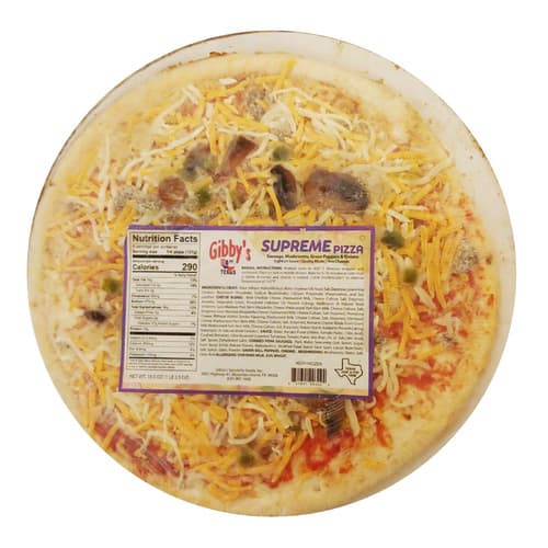 Gibby's Pizza • Supreme