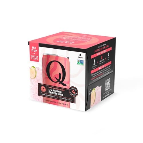 Q Drinks • Pink Grapefruit Slim Can 7.5oz 24pk
