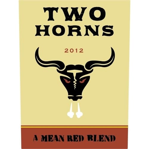 Two Horns A Mean Rare Red Blend