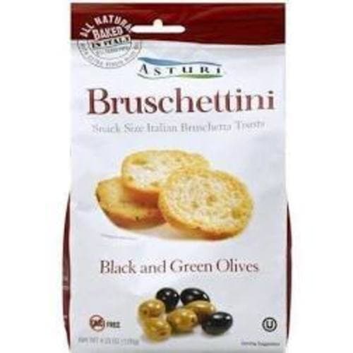 Asturi Bruschettini Black and Green Olive Toast