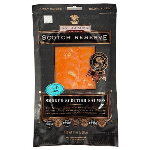 St James Cold Smoked Salmon • Gin & Tonic