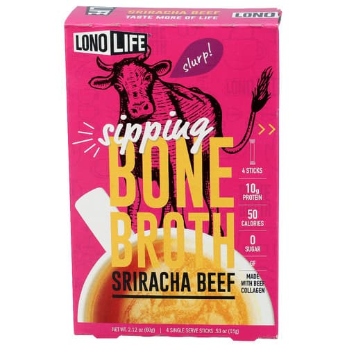 Lonolife Sriracha Beef Bone Broth