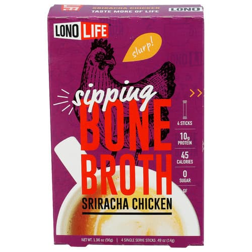 Lonolife Sriracha Chicken Sipping Bone Broth