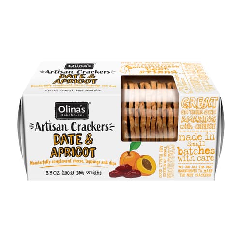 Olina's Crackers • Date & Apricot
