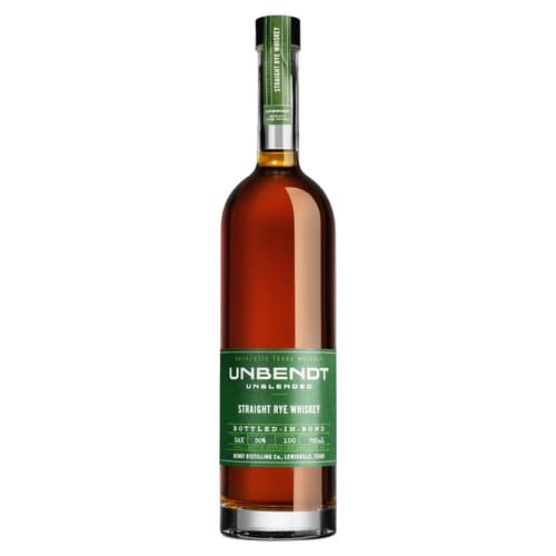 Unbendt Rye • Unblended Bottled In Bond