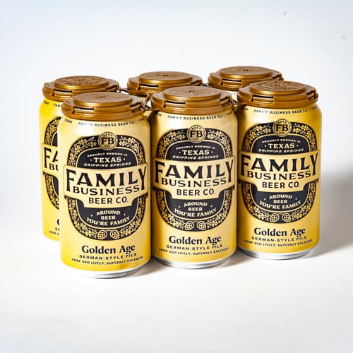 Family Business Golden Age Pilsner • Cans