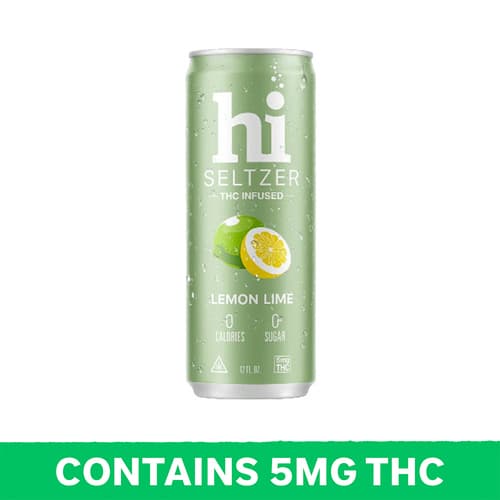 Lemon Lime Seltzer 5mg Delta 9 Single Can